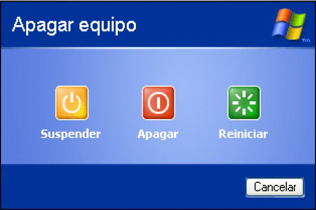 Apagar equipo Apagar equipo