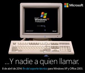 Windows XP sin soporte