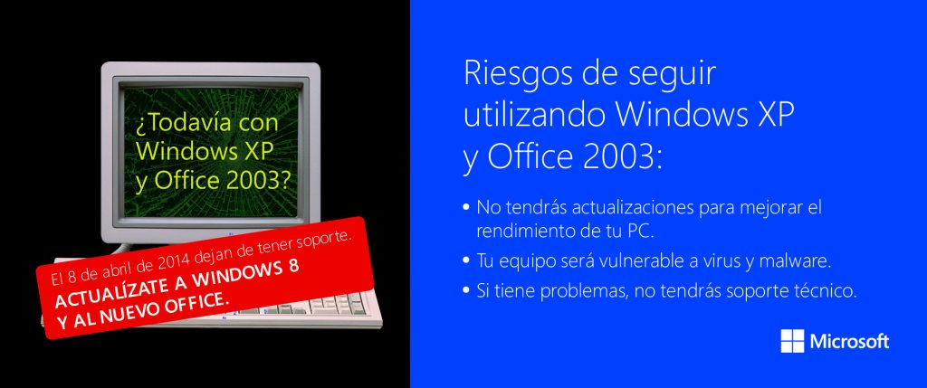 Fin de vida de Windows XP Fin de vida de Windows XP